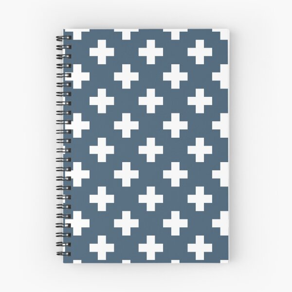 Item preview, Dusky Blue Plus Signs Pattern designed and sold by Jared Davies.