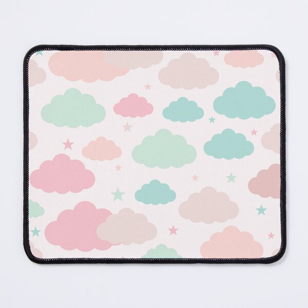 Item preview, Pastel Pink & Blue Clouds Pattern designed and sold by newburyboutique.