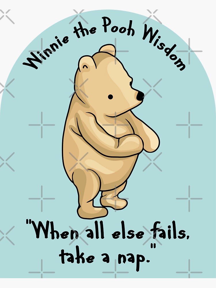 Winnie the Pooh 8 Classic Round Sticker - Custom Fan Art