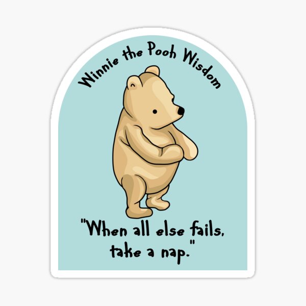 Winnie The Pooh Quote Sticker