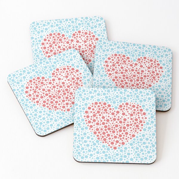 Item preview, Heart Love With Circles Pattern designed and sold by MrBoneDesign.
