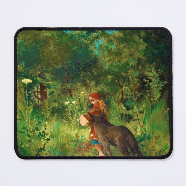 Item preview, Little Red Riding Hood and the Wolf in the forest designed and sold by allhistory.