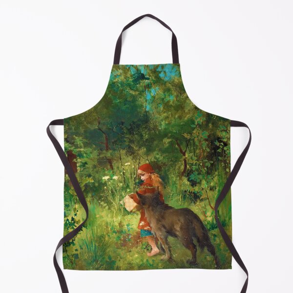 Item preview, Little Red Riding Hood and the Wolf in the forest designed and sold by allhistory.
