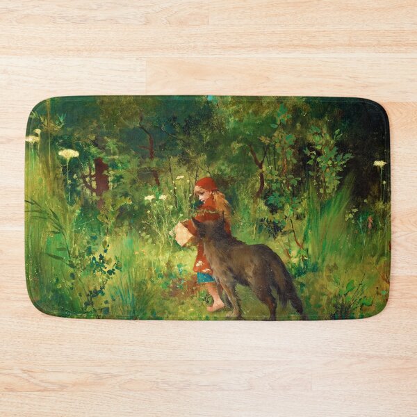 Item preview, Little Red Riding Hood and the Wolf in the forest designed and sold by allhistory.