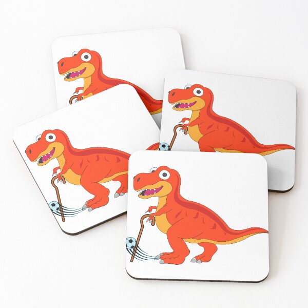 Item preview, Different Types Of Dinosaurs, Dinosaur with walk stick, Football never stop,   Funny Dinosaur,  designed and sold by ColorCreation4u.