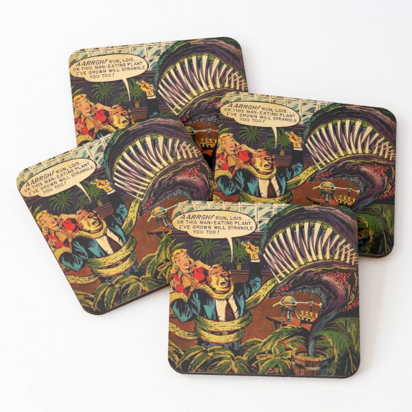 Item preview, Baffling Comics - Man Eating Plant -  Vintage Art designed and sold by RickE.
