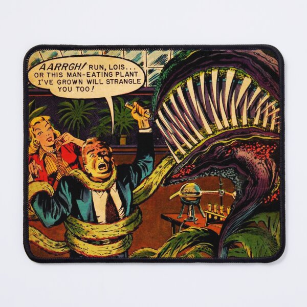 Item preview, Baffling Comics - Man Eating Plant -  Vintage Art designed and sold by RickE.