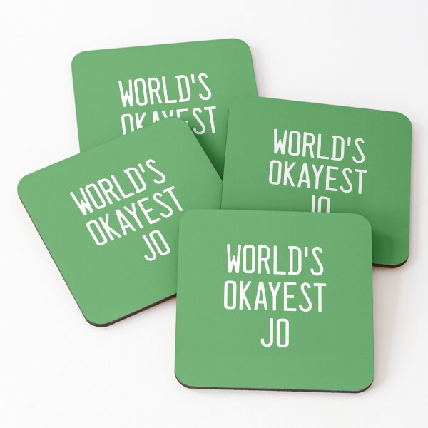 Item preview, World's Okayest Jo designed and sold by TimespunThreads.
