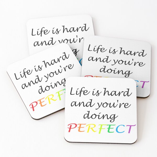 Item preview, Life is hard and you're doing perfect designed and sold by Univers Gifts.