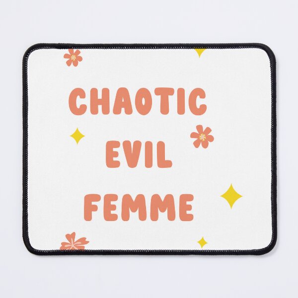 Item preview, chaotic evil femme designed and sold by goblinbabe.