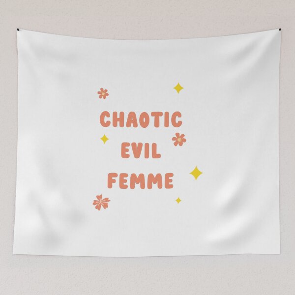 Item preview, chaotic evil femme designed and sold by goblinbabe.
