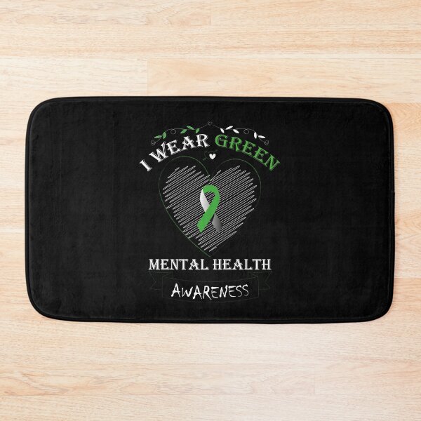 Item preview, Heart I Wear Green For Mental Health Awareness Month designed and sold by Mohamedprf.