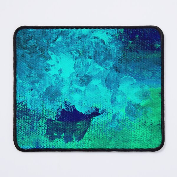 Item preview, An Abstract Mixed Media-Blue-Turquoise-Green designed and sold by TessAndre.