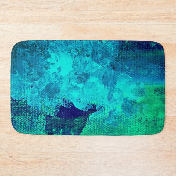 Item preview, An Abstract Mixed Media-Blue-Turquoise-Green designed and sold by TessAndre.