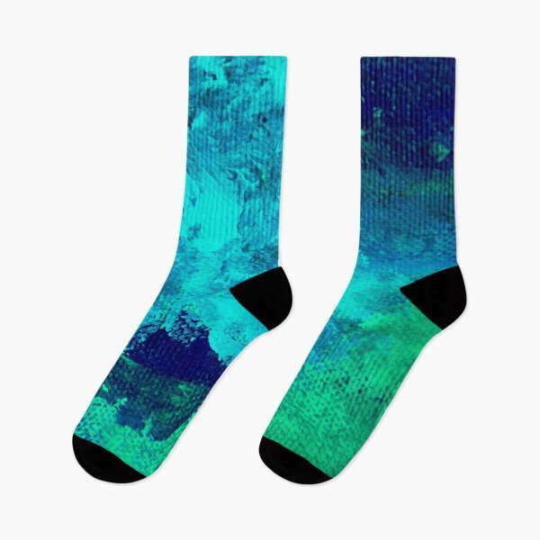 Item preview, An Abstract Mixed Media-Blue-Turquoise-Green designed and sold by TessAndre.