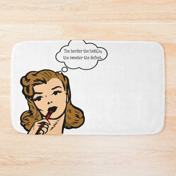Item preview, The harder the battle, the sweeter the defeat. designed and sold by Tweeting.