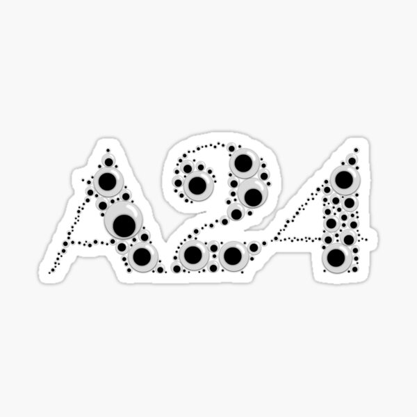 A24 Googly Sticker