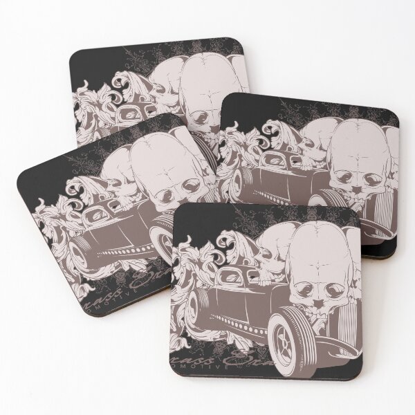 Item preview, Brass Era Skulls in Old Car Automotive designed and sold by senpaibunny.