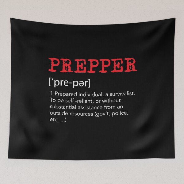 Item preview, Prepper Prepping Survivalist and Survival Kit Gasmask  designed and sold by Rzelemenz.