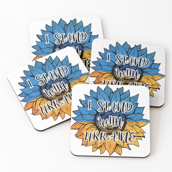 Item preview, I Stand With Ukraine Sunflower designed and sold by csdesignco.