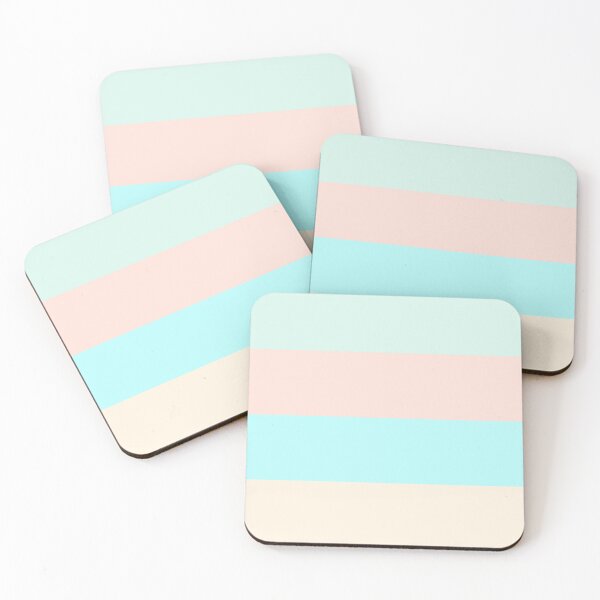 Item preview, Light Retro Beach Stripes  designed and sold by Whoopsidoodle.