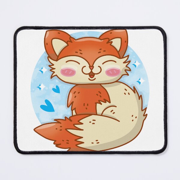 Item preview, Cute and Kawaii Happy Fox for animal lovers | Fox lover | Wildlife designed and sold by NightGleam.