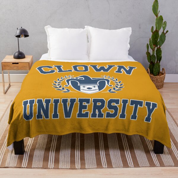 Item preview, Clown University blue and white designed and sold by VinagreShop.