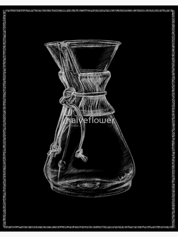Chalk Series Chemex Poster