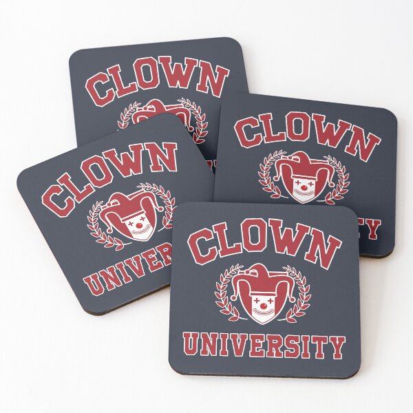 Item preview, Clown University red and white designed and sold by VinagreShop.