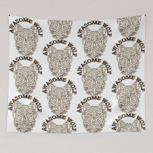 Item preview, AWASOME WOLF designed and sold by W+S Designs.