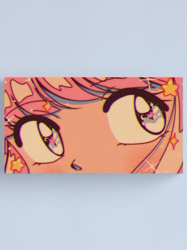 Lienzo «Chica anime de los 90 con ojos brillantes» de EverlastingNova | Redbubble Lienzo «Chica anime de los 90 con ojos brillantes» de EverlastingNova | Redbubble
