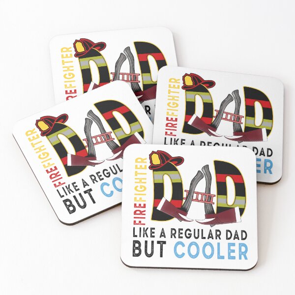 Item preview, FIREFIGHTER LIKE A REGULAR DAD BUT COOLER designed and sold by OverbeeDesigns.