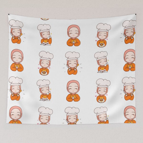 Item preview, Hijabi cook designed and sold by Inspiro Studio.