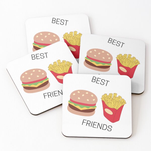 Item preview, Best Friends Hamburger French Fries designed and sold by dominikz96.