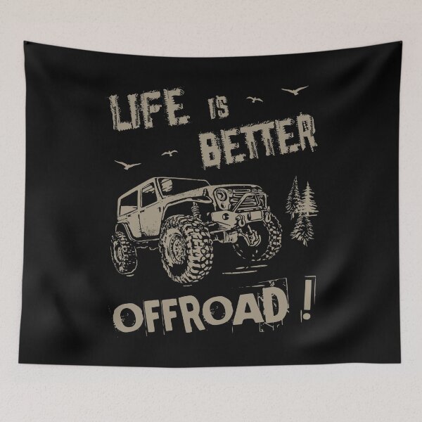 Item preview, Off-road 4x4 Life Is Better Offroad -Adventure 4WD designed and sold by Shirt-Designs.