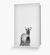 Zebra 06 Grußkarte
