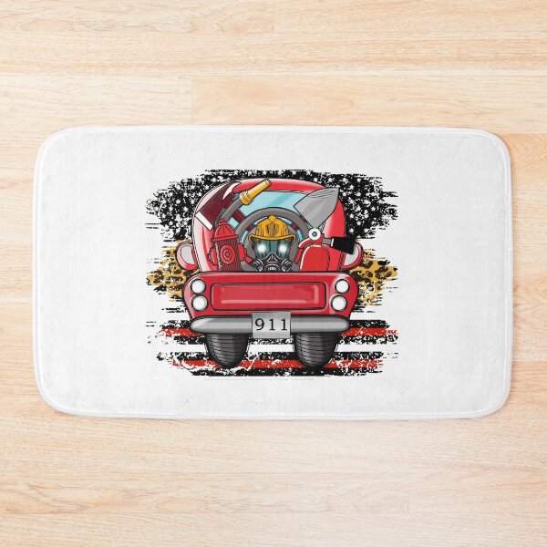 Item preview, FIRE FIGHTER TRUCK designed and sold by OverbeeDesigns.