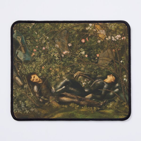 Item preview, The Prince Entering the Briar Wood | Sir Edward Burne Jones | 1869 Pre-Raphaelite Art designed and sold by CJET.