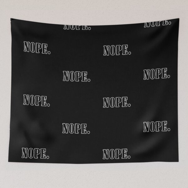 Item preview, Nope anti establisment rebellion motivation designed and sold by Captain-Jackson.