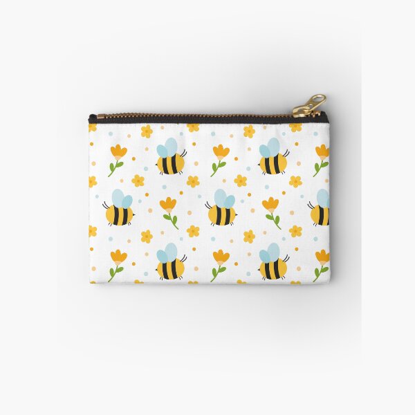 Item preview, Adorable Bees and Flowers Pattern designed and sold by Creative Wolf Design.