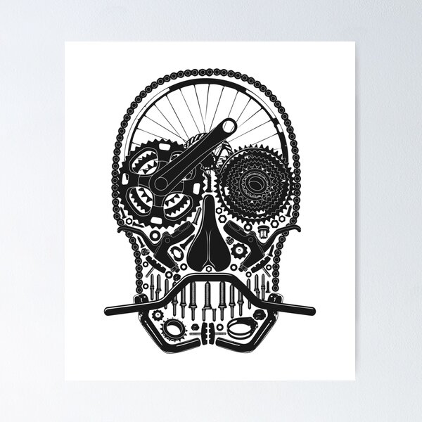 badass biker girl, logo concept black and white color, hand drawn