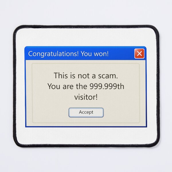 Item preview, congratulations! you won! designed and sold by astroillogical.