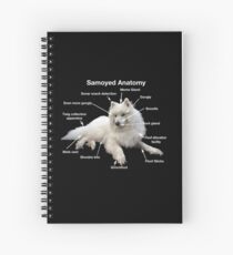 Samoyed Anatomy Spiral Notebook