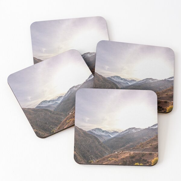 CHILEAN MOUNTAINS NEAR SANTIAGO Coasters (Set of 4)