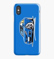 Vauxhall Vectra VXR Blue iPhone Case