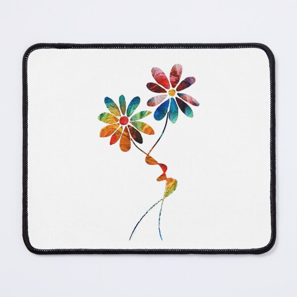 Item preview, Intertwined Dancing Colorful Flowers by Sharon Cummings designed and sold by Sharon Cummings Art.
