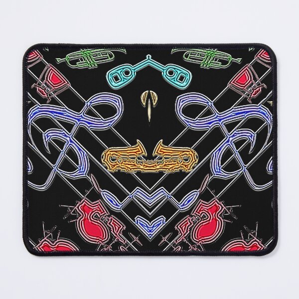Item preview, FUNNY ABSTRACT MUSIC INSTRUMENTS PATTERN - JAZZ CLASSIC INSTRUMENTS ORCHESTRA 4. designed and sold by Ralek.