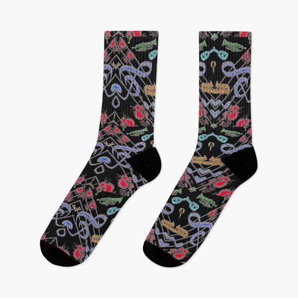 Item preview,  FUNNY ABSTRACT MUSIC INSTRUMENTS PATTERN - JAZZ CLASSIC INSTRUMENTS ORCHESTRA 4. designed and sold by Ralek.