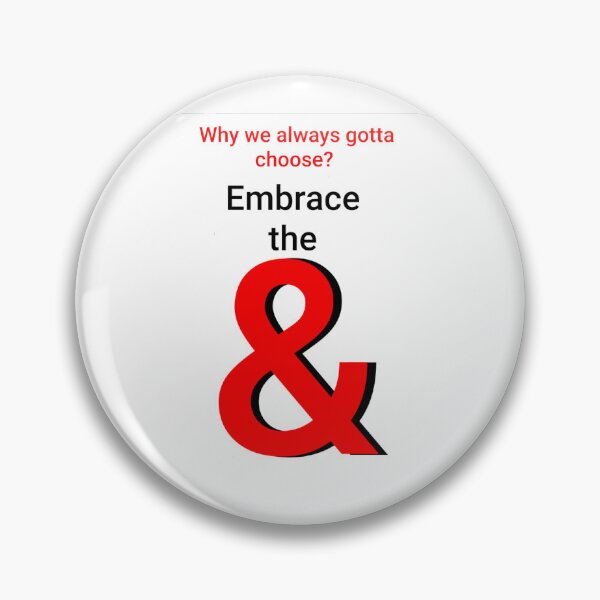Item preview, Embrace the & (white) designed and sold by DancingCreek.