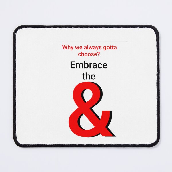 Item preview, Embrace the & (white) designed and sold by DancingCreek.